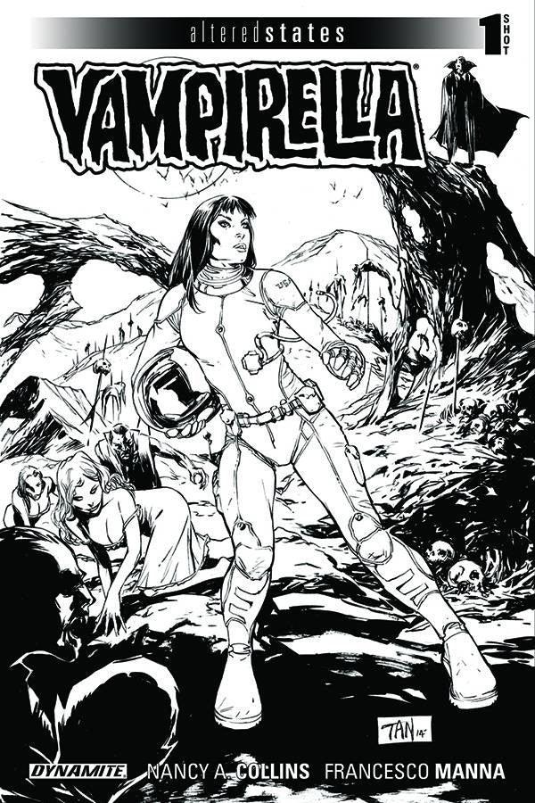 ALTERED STATES VAMPIRELLA (2015) #1 (ONE SHOT) 10 COPY TAN B&W INCV