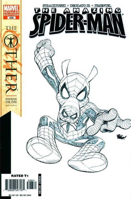 AMAZING SPIDER-MAN VOL 2 (1998) #528 SPIDER-HAM RETAILER SKETCH VAR - Kings Comics