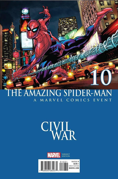 AMAZING SPIDER-MAN VOL 4 (2015) #10 CIVIL WAR VAR