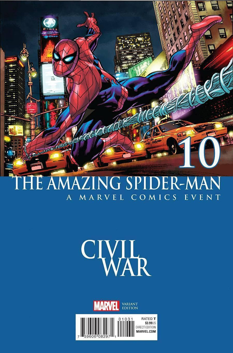 AMAZING SPIDER-MAN VOL 4 (2015) #10 CIVIL WAR VAR