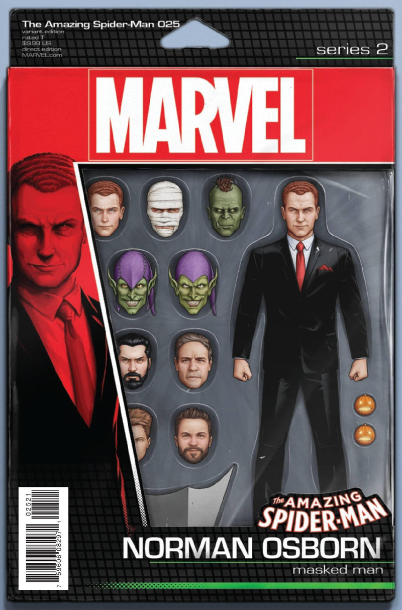 AMAZING SPIDER-MAN VOL 4 (2015) #25 CHRISTOPHER ACTION FIGURE VAR