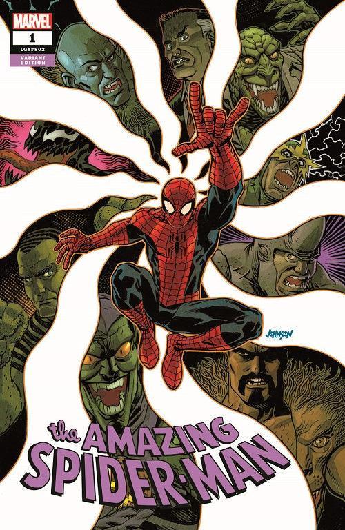 AMAZING SPIDER-MAN VOL 5 (2018) #1 - KINGS COMICS EXCLUSIVE DAVE JOHNSON VARIANT