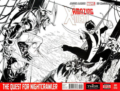 AMAZING X-MEN VOL 2 #1 MCGUINNESS SKETCH VAR