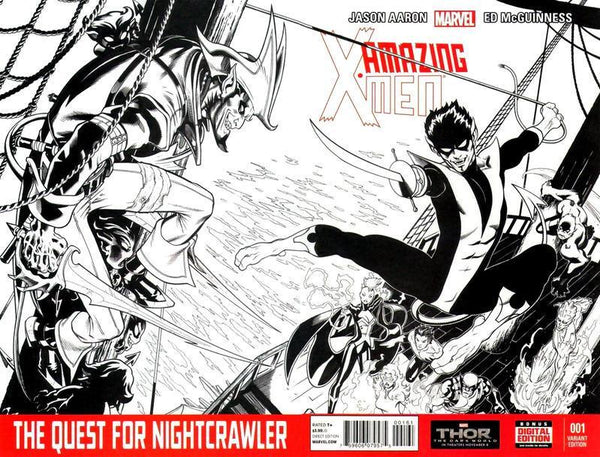 AMAZING X-MEN VOL 2 #1 MCGUINNESS SKETCH VAR