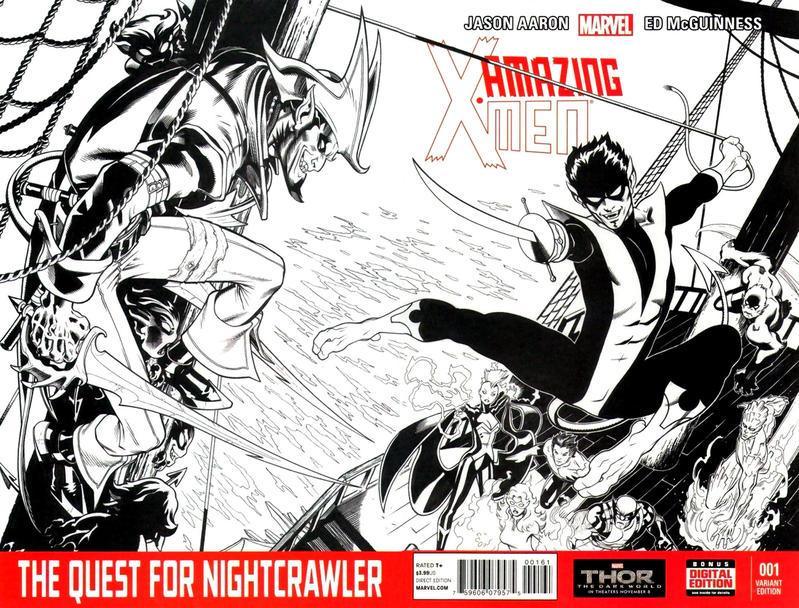 AMAZING X-MEN VOL 2 #1 MCGUINNESS SKETCH VAR