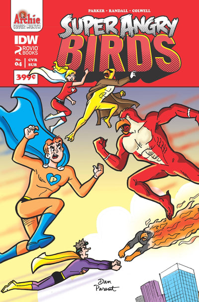 ANGRY BIRDS SUPER ANGRY BIRDS #4 ARCHIE 75TH ANNV VAR