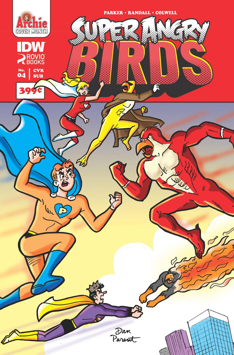 ANGRY BIRDS SUPER ANGRY BIRDS #4 ARCHIE 75TH ANNV VAR