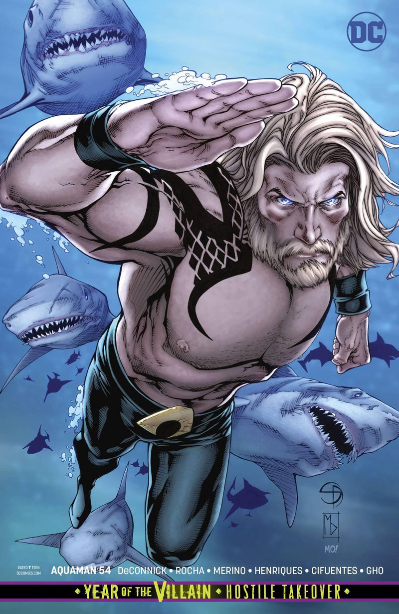 AQUAMAN VOL 6 #54 CARD STOCK VAR ED YOTV