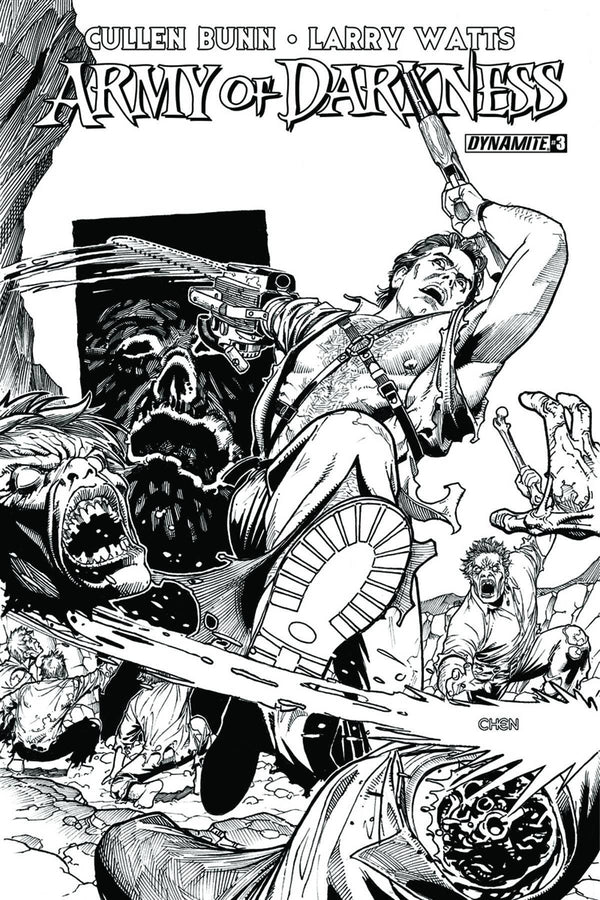 ARMY OF DARKNESS VOL 4 #3 15 COPY CHEN B&W INCV
