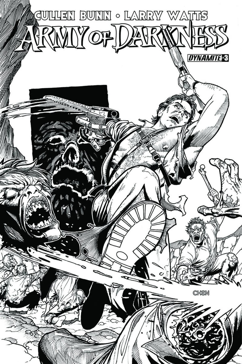 ARMY OF DARKNESS VOL 4 #3 15 COPY CHEN B&W INCV
