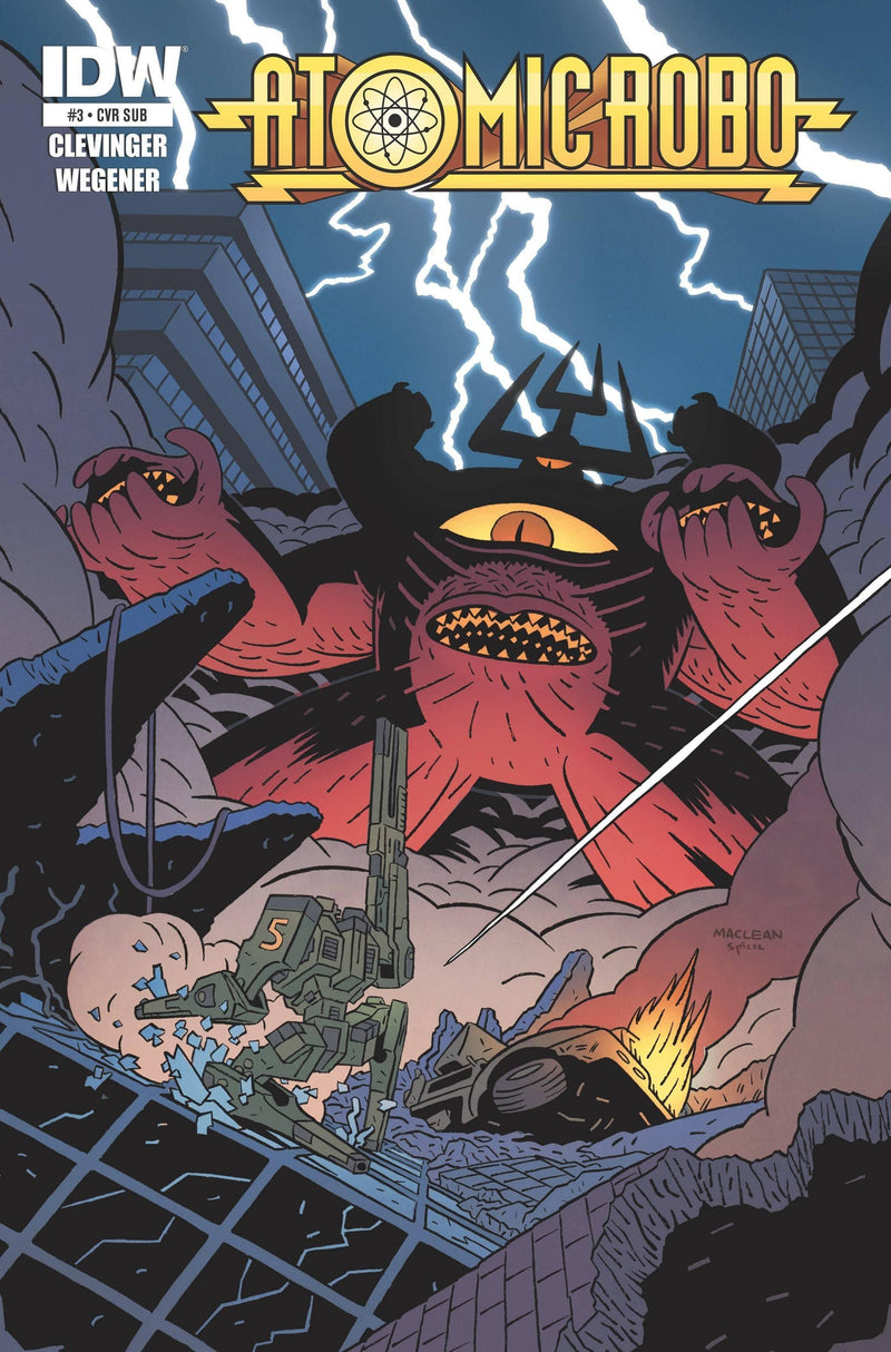 ATOMIC ROBO & THE RING OF FIRE #3 SUBSCRIPTION VAR