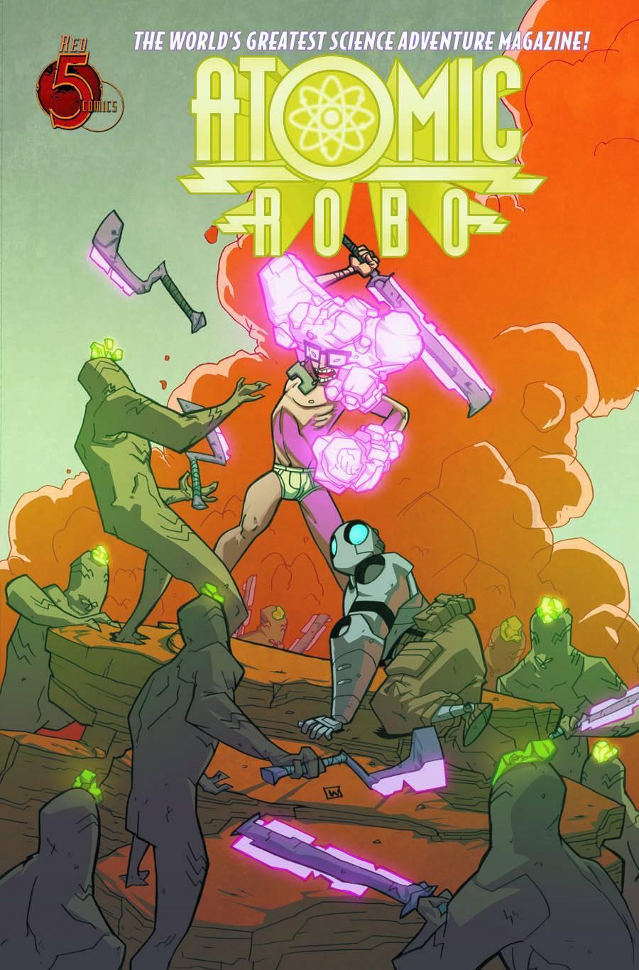 ATOMIC ROBO SAVAGE SWORD OF DR DINOSAUR #4 - Kings Comics