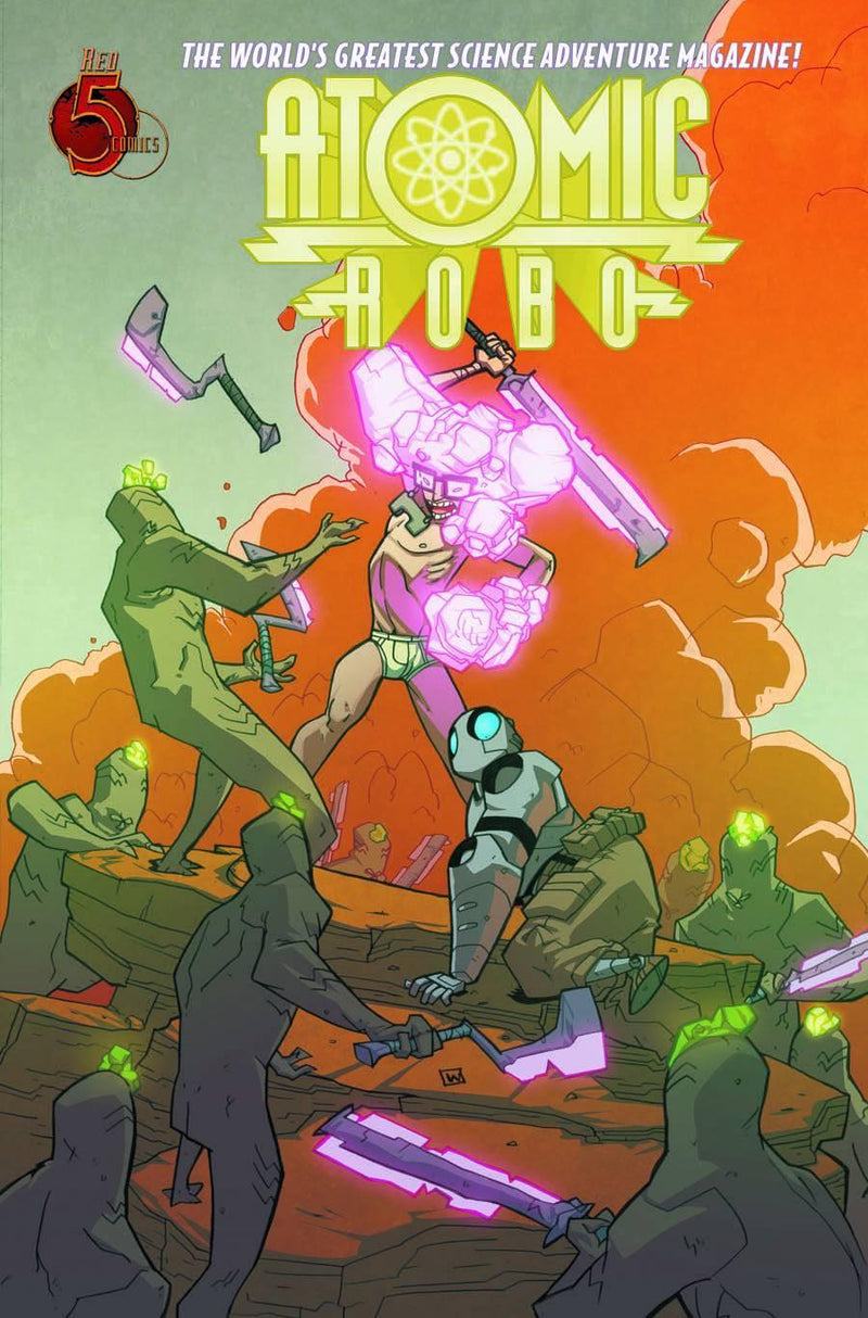 ATOMIC ROBO SAVAGE SWORD OF DR DINOSAUR #4