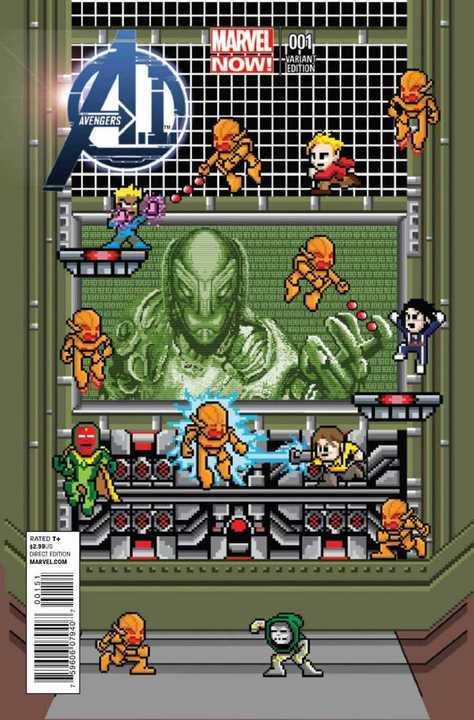 AVENGERS AI #1 8 BIT WAITE VAR - Kings Comics