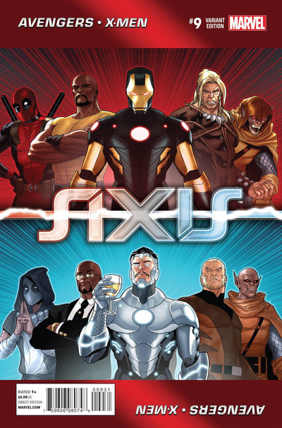 AVENGERS AND X-MEN AXIS #9 1:50 RENAUD LOOPER VAR