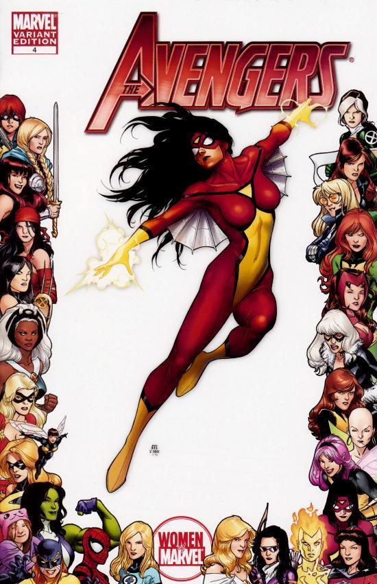 AVENGERS VOL 4 #4 WOMEN OF MARVEL FRAME VAR
