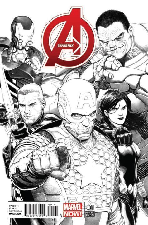 AVENGERS VOL 5 #1 MCNIVEN SKETCH VAR NOW