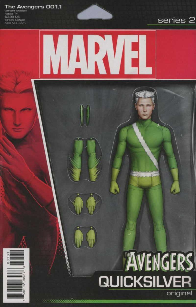 AVENGERS VOL 6 #1.1 CHRISTOPHER ACTION FIGURE VAR NOW