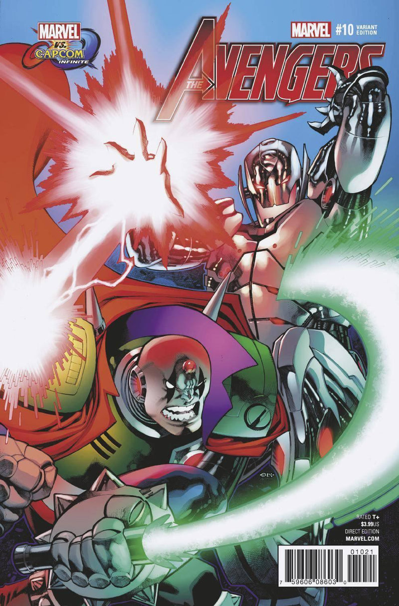 AVENGERS VOL 6 #10 STEVENS MARVEL VS CAPCOM VAR SE