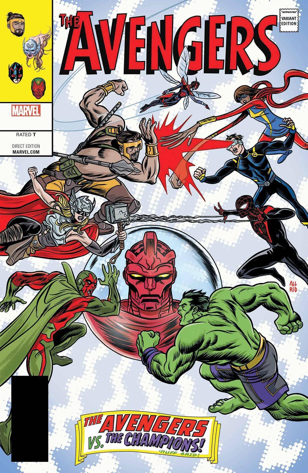 AVENGERS VOL 6 #672 ALLRED LH VAR LEG (LENTICULAR COVER) - Kings Comics