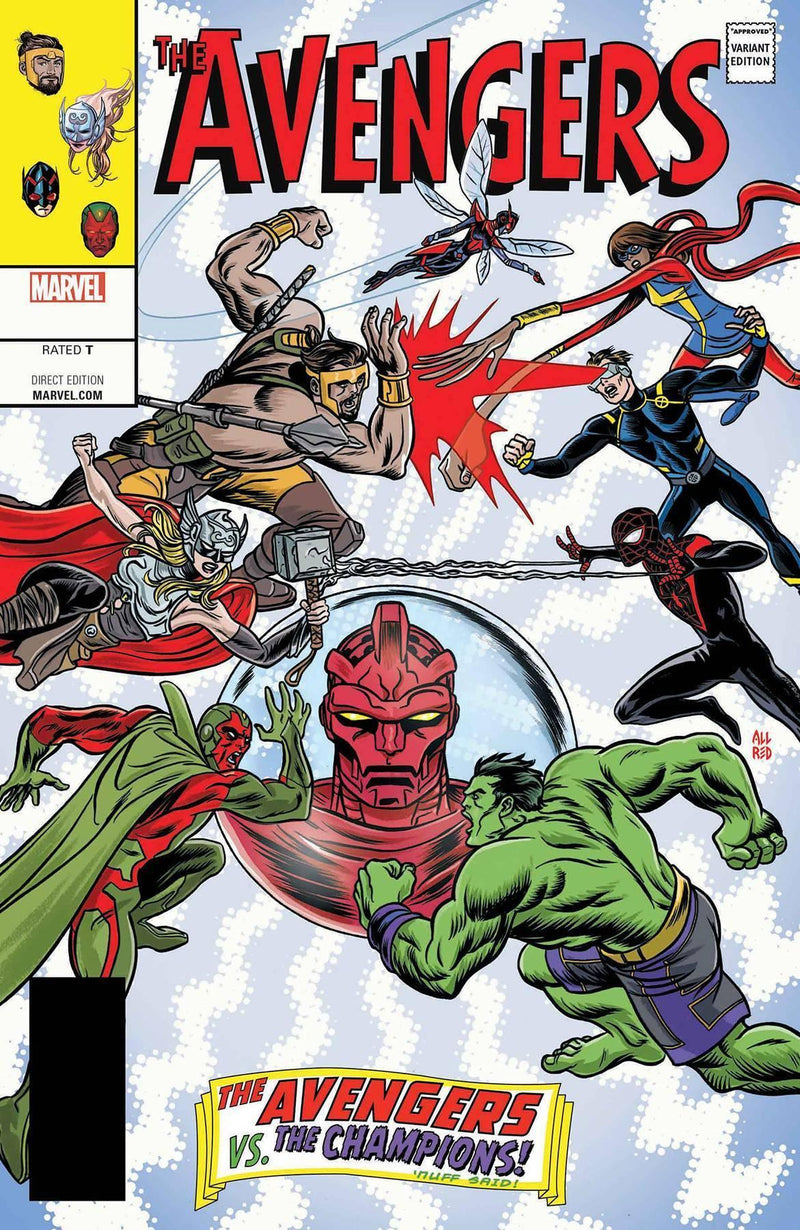 AVENGERS (2017) #672 ALLRED LH VAR LEG (LENTICULAR COVER)