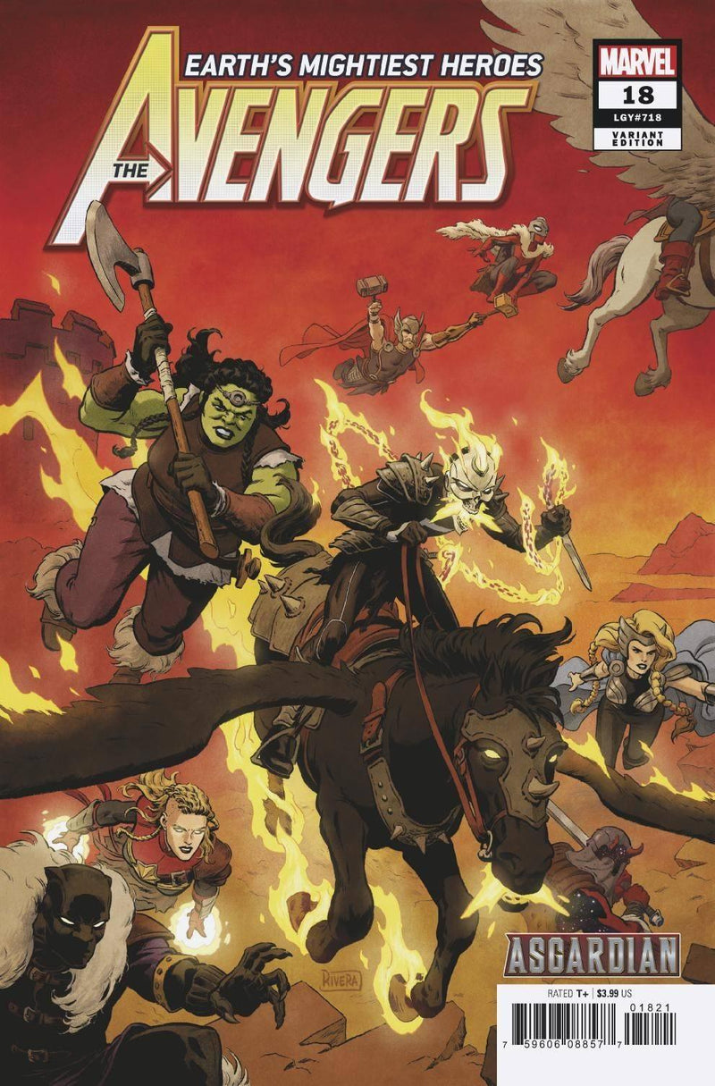 AVENGERS VOL 7 #18 RIVERA ASGARDIAN VAR
