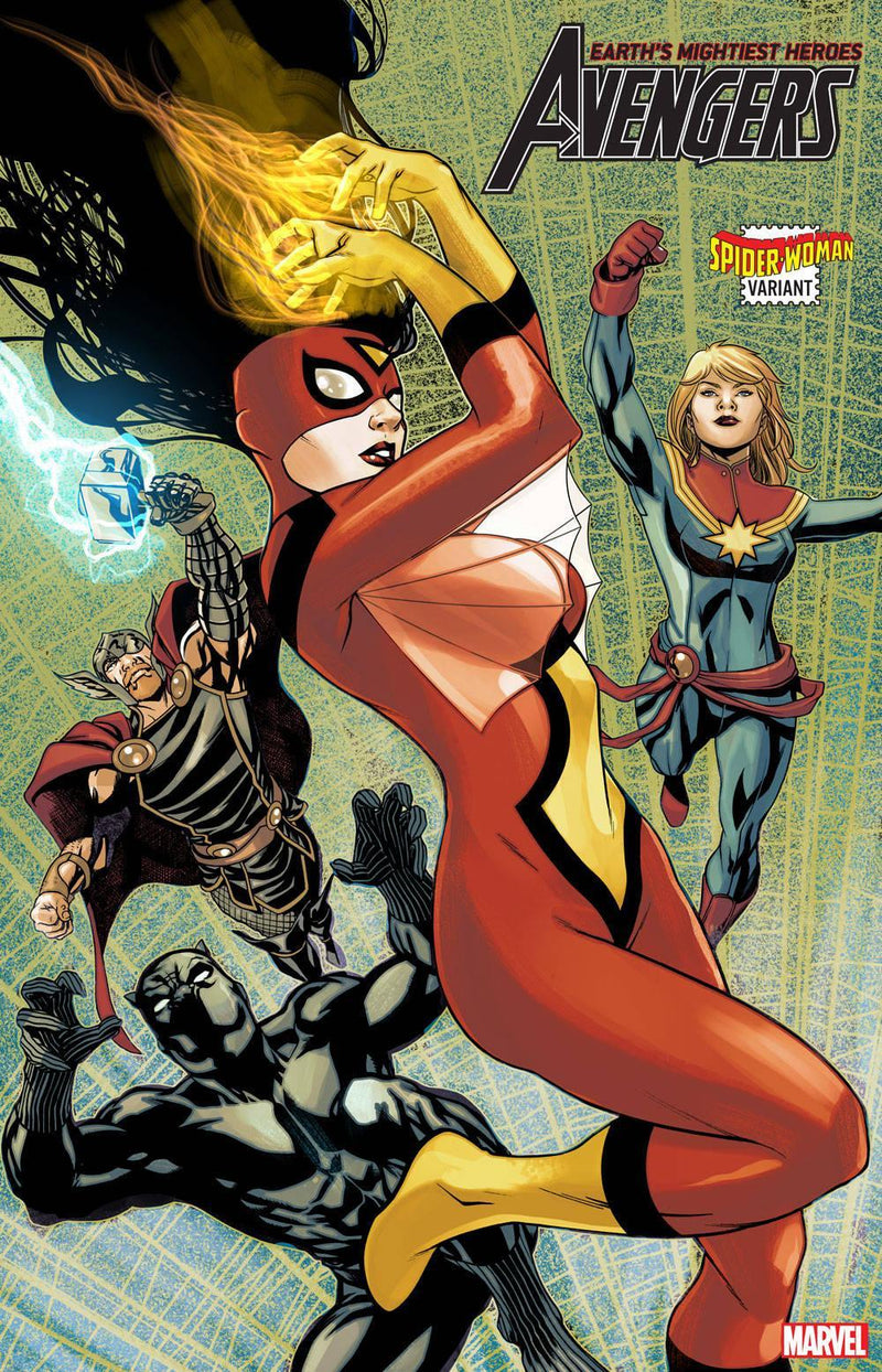 AVENGERS VOL 7 #32 MCKONE SPIDER-WOMAN VAR