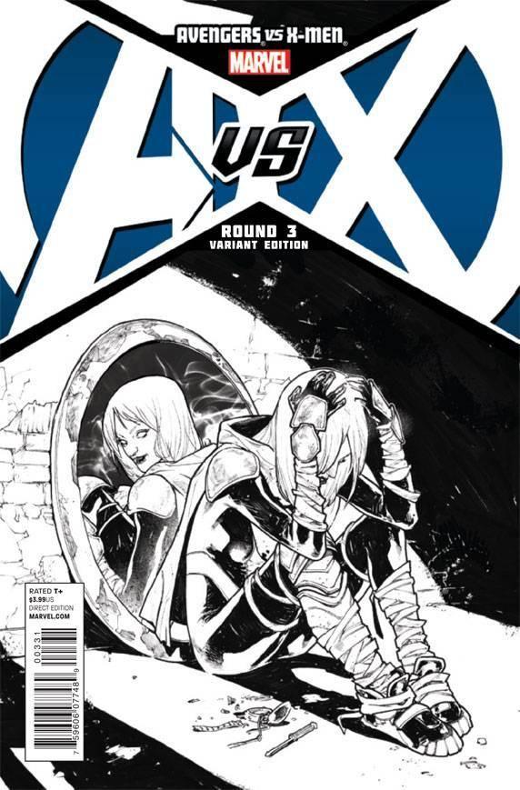 AVENGERS VS X-MEN (2012) #3 200 COPY INCV PICHELLI SKETCH VAR AVX - Kings Comics