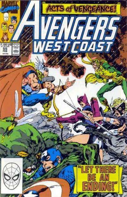 AVENGERS WEST COAST #55 - Kings Comics