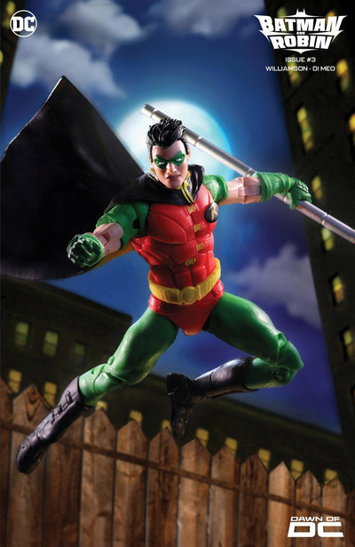 BATMAN AND ROBIN VOL 3 (2023) #3 CVR D ROBIN MCFARLANE TOYS ACTION FIGURE CARD STOCK VAR