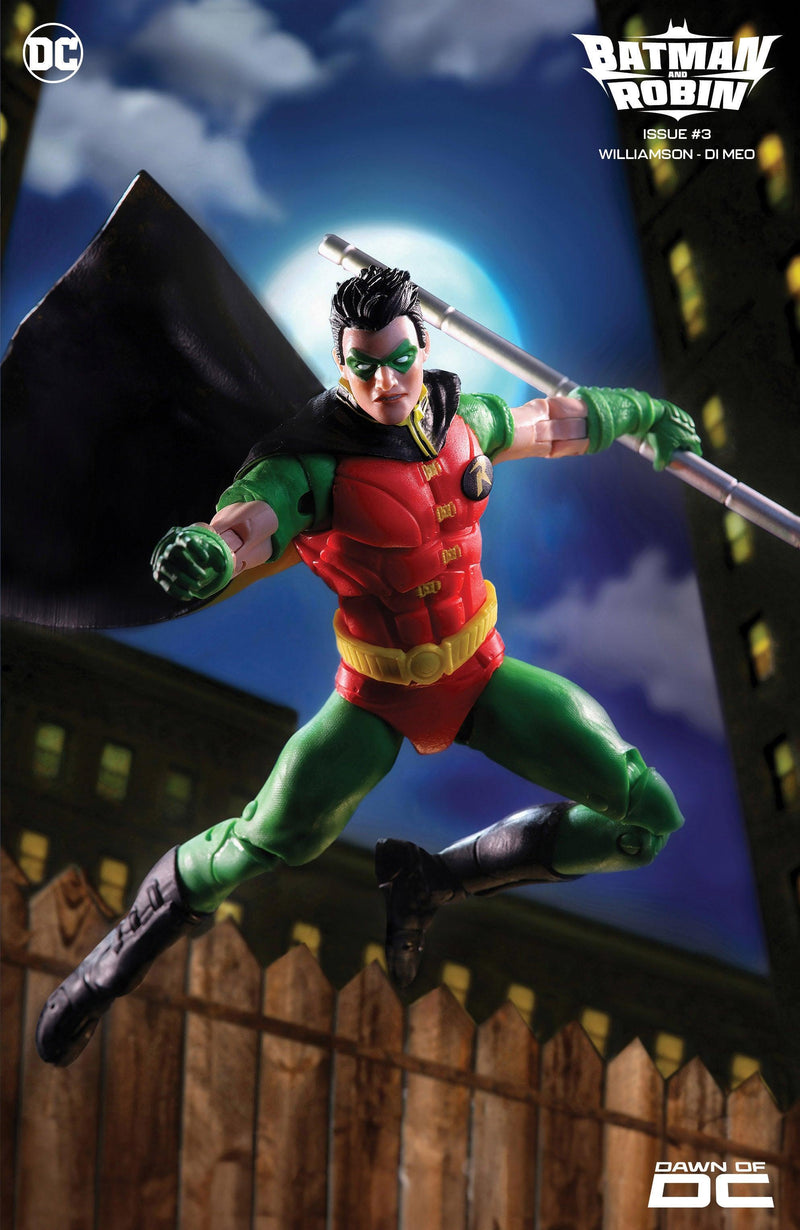 BATMAN AND ROBIN VOL 3 (2023) #3 CVR D ROBIN MCFARLANE TOYS ACTION FIGURE CARD STOCK VAR