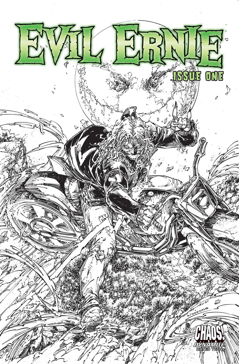 EVIL ERNIE VOL 5 #1 CVR D 1:10 COPY INCV BOOTH B&W INCV