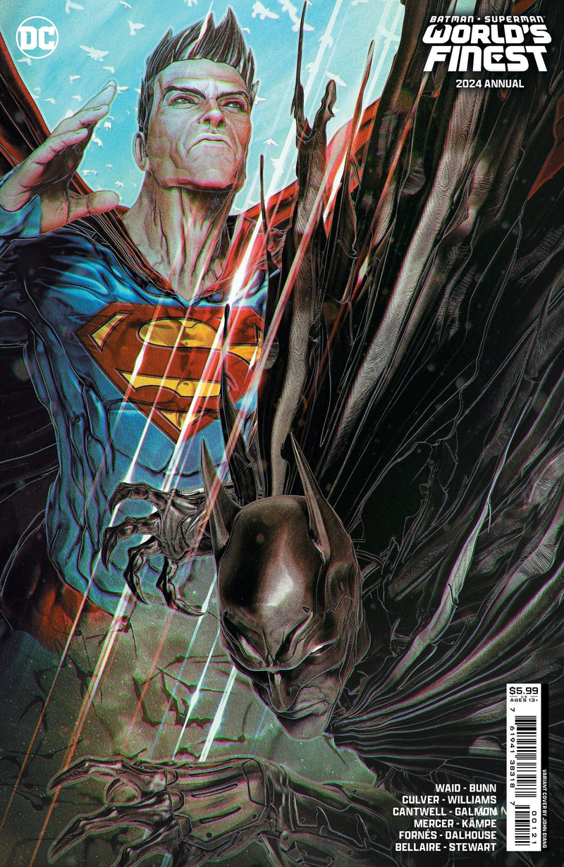BATMAN SUPERMAN WORLDS FINEST (2022) 2024 ANNUAL #1 (ONE SHOT) CVR B JOHN GIANG CARD STOCK VAR