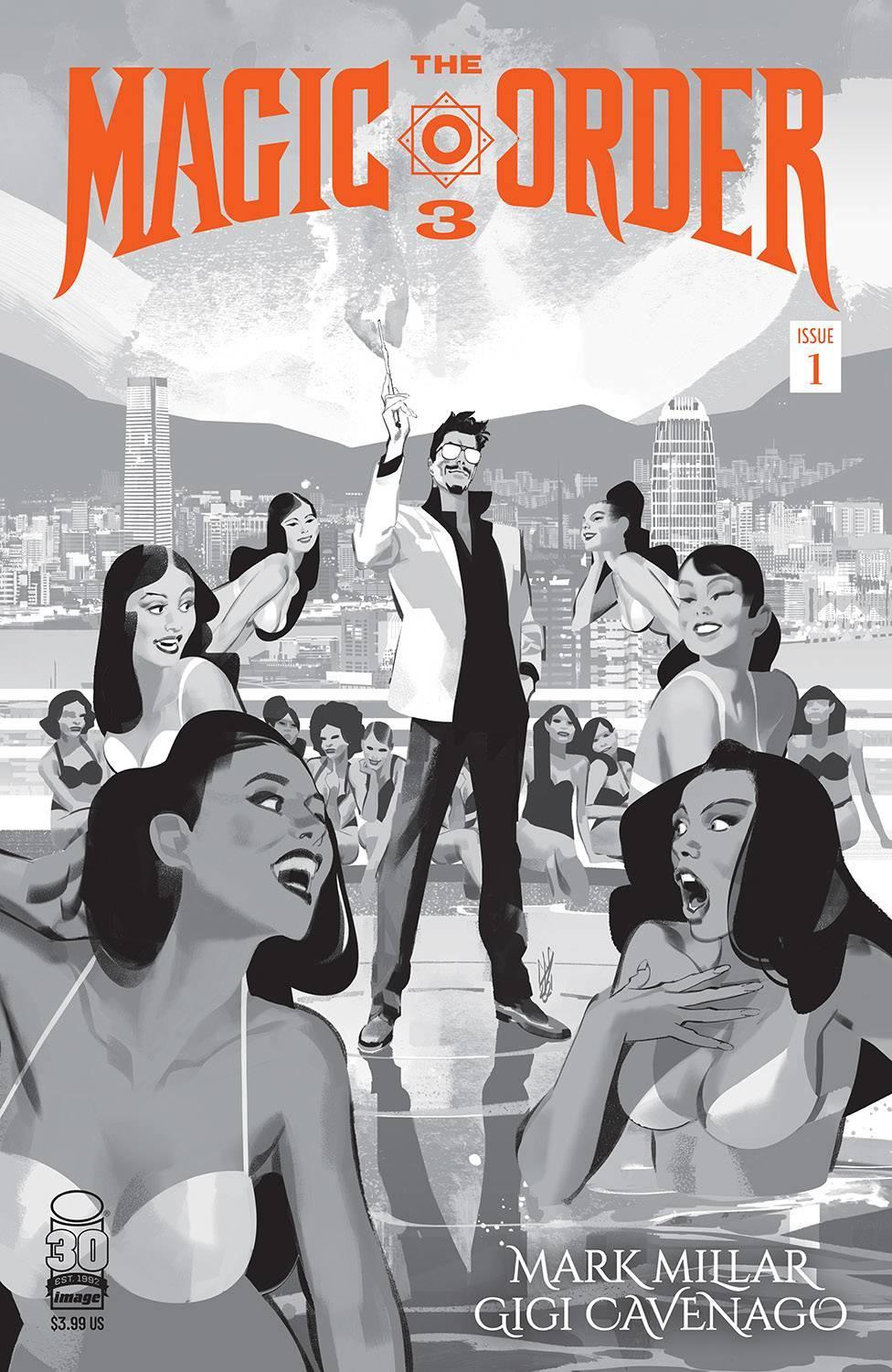 MAGIC ORDER 3 #1 CVR B CAVENAGO B&W - Kings Comics