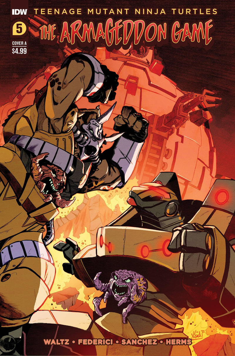 TMNT ARMAGEDDON GAME (2022) #5 CVR A FEDERICI