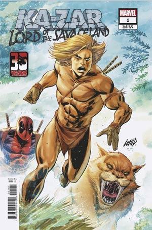 KA-ZAR LORD SAVAGE LAND #1 LIEFELD DEADPOOL 30TH VAR