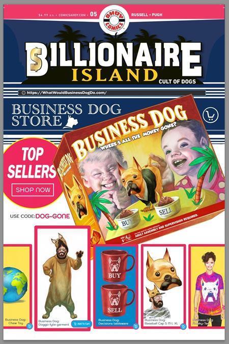 BILLIONAIRE ISLAND CULT OF DOGS #5 - Kings Comics