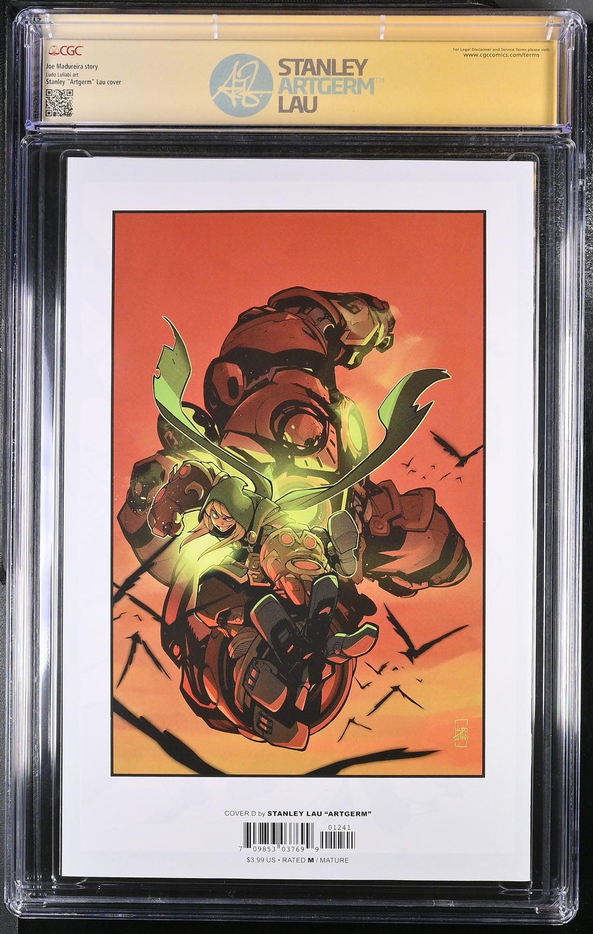 CGC BATTLE CHASERS #12 COVER D LAU VARIANT (9.8) SIGNATURE SERIES - SIGNED BY STANLEY "ARTGERM"