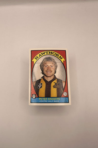 1978 SCANLENS VFL CARD SET (PRINTERS PROOF)