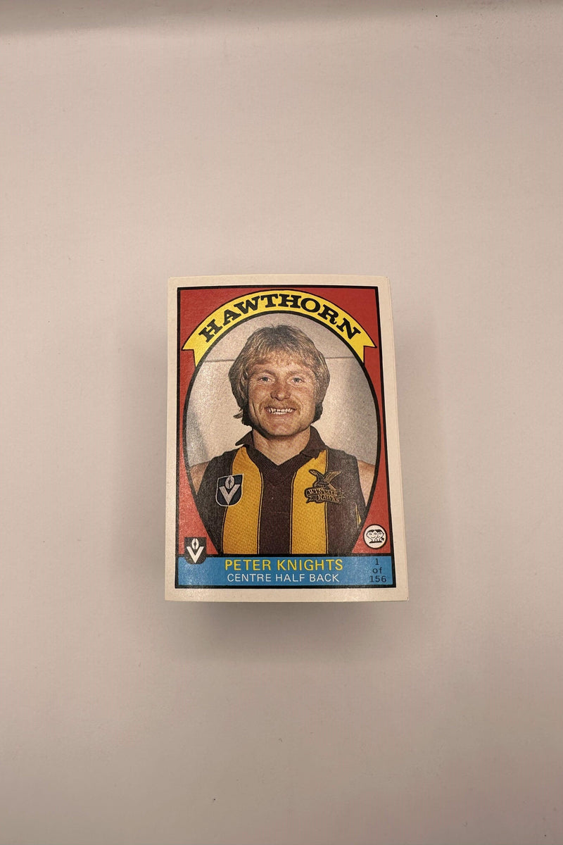 1978 SCANLENS VFL CARD SET (PRINTERS PROOF)