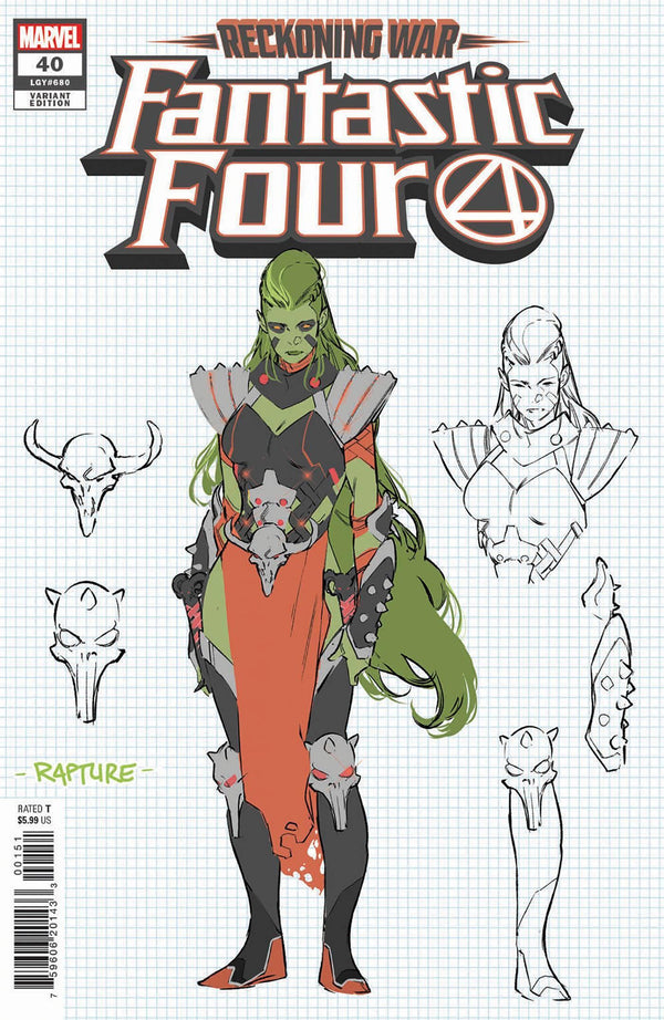 FANTASTIC FOUR VOL 6 (2018) #40 1:10 SILVA CONCEPT ART VAR