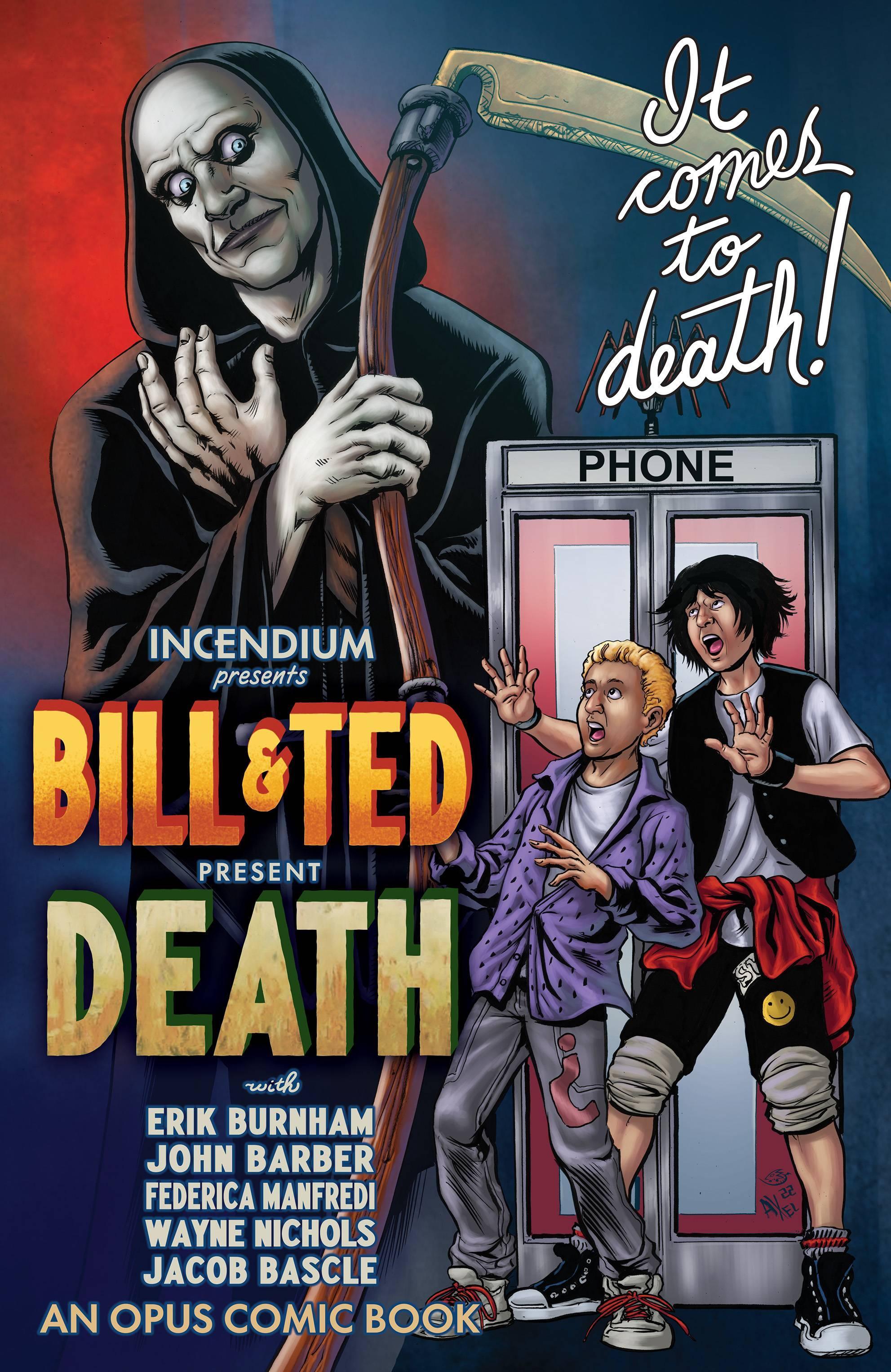 BILL & TED PRESENT DEATH #1 (ONE SHOT) CVR B 5 COPY INCV MONSTER - Kings Comics