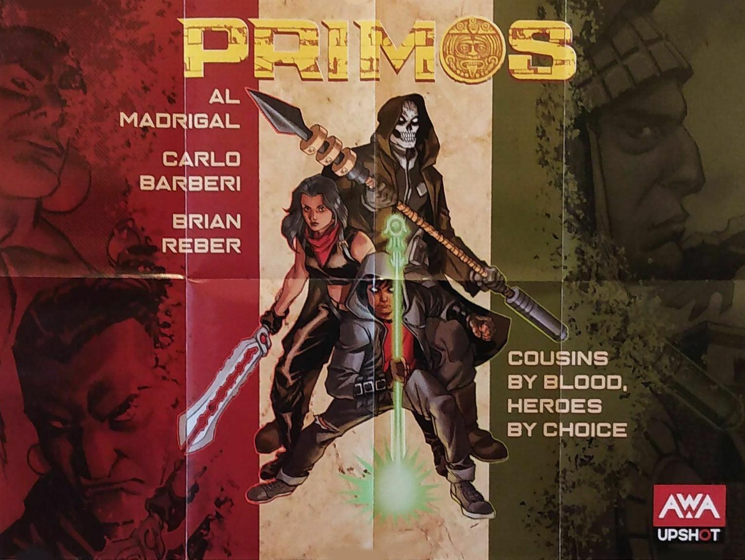 PRIMOS #1 MIKE DEODATO JR DOUBLE SIDED FOLDED PROMO POSTER - Kings Comics