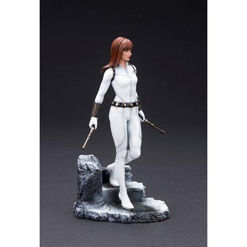 MARVEL UNIVERSE BLACK WIDOW WHITE COSTUME PX ARTFX PREMIER - Kings Comics