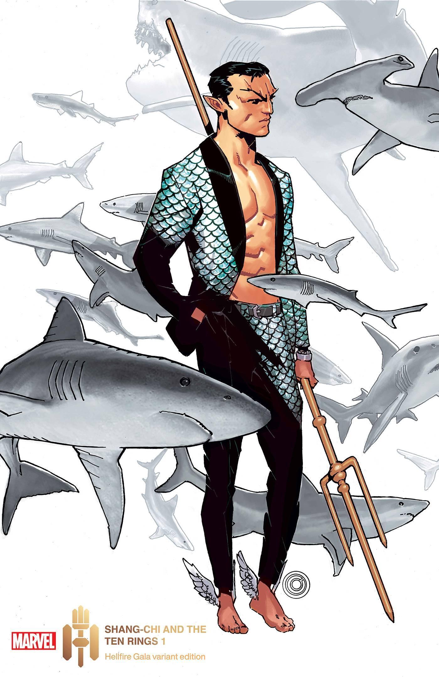 SHANG-CHI AND TEN RINGS #1 BACHALO HELLFIRE GALA VAR - Kings Comics