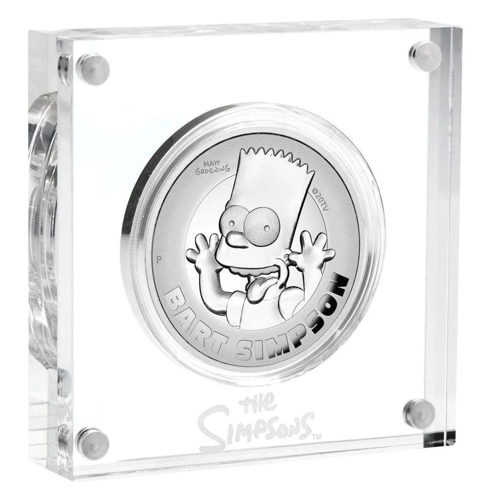 BART SIMPSON 2022 2oz SILVER PROOF HIGH RELIEF COIN - Kings Comics