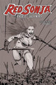 RED SONJA PRICE OF BLOOD #1 10 COPY GOLDEN B&W INCV