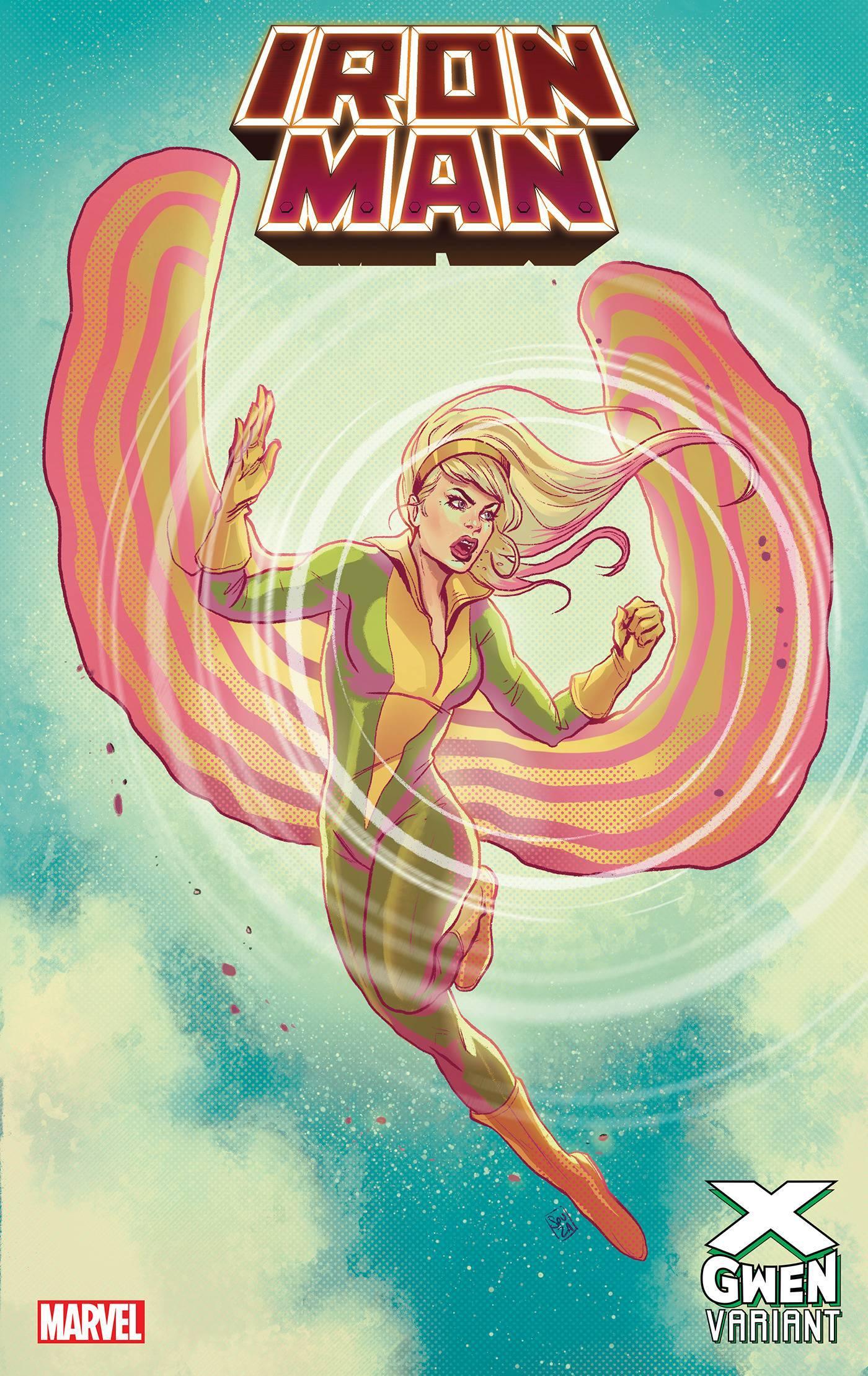 IRON MAN VOL 6 #17 SOUZA X-GWEN VAR - Kings Comics