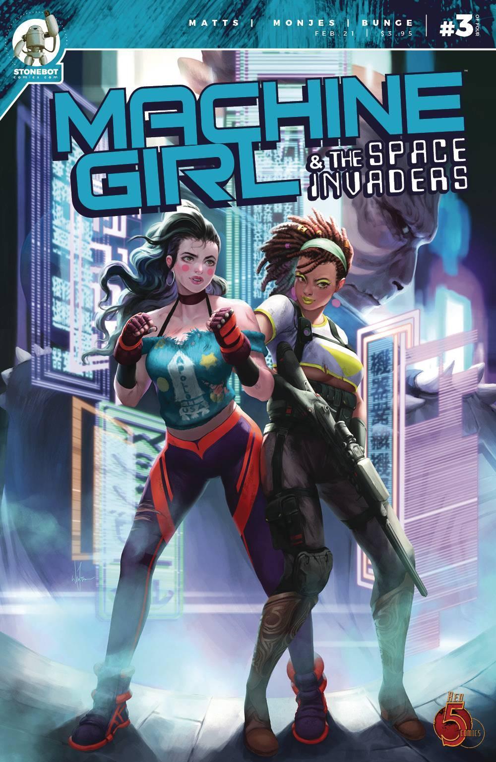 MACHINE GIRL & SPACE INVADERS #3 - Kings Comics