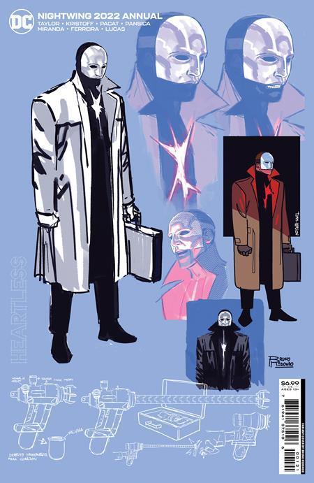 NIGHTWING VOL 4 (2016) 2022 ANNUAL #1 (ONE SHOT) CVR B BRUNO REDONDO DESIGN CARD STOCK VAR